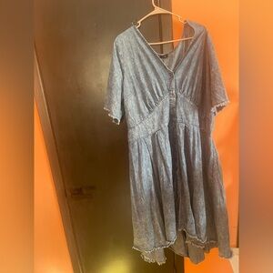 Ashley Stewart denim dress